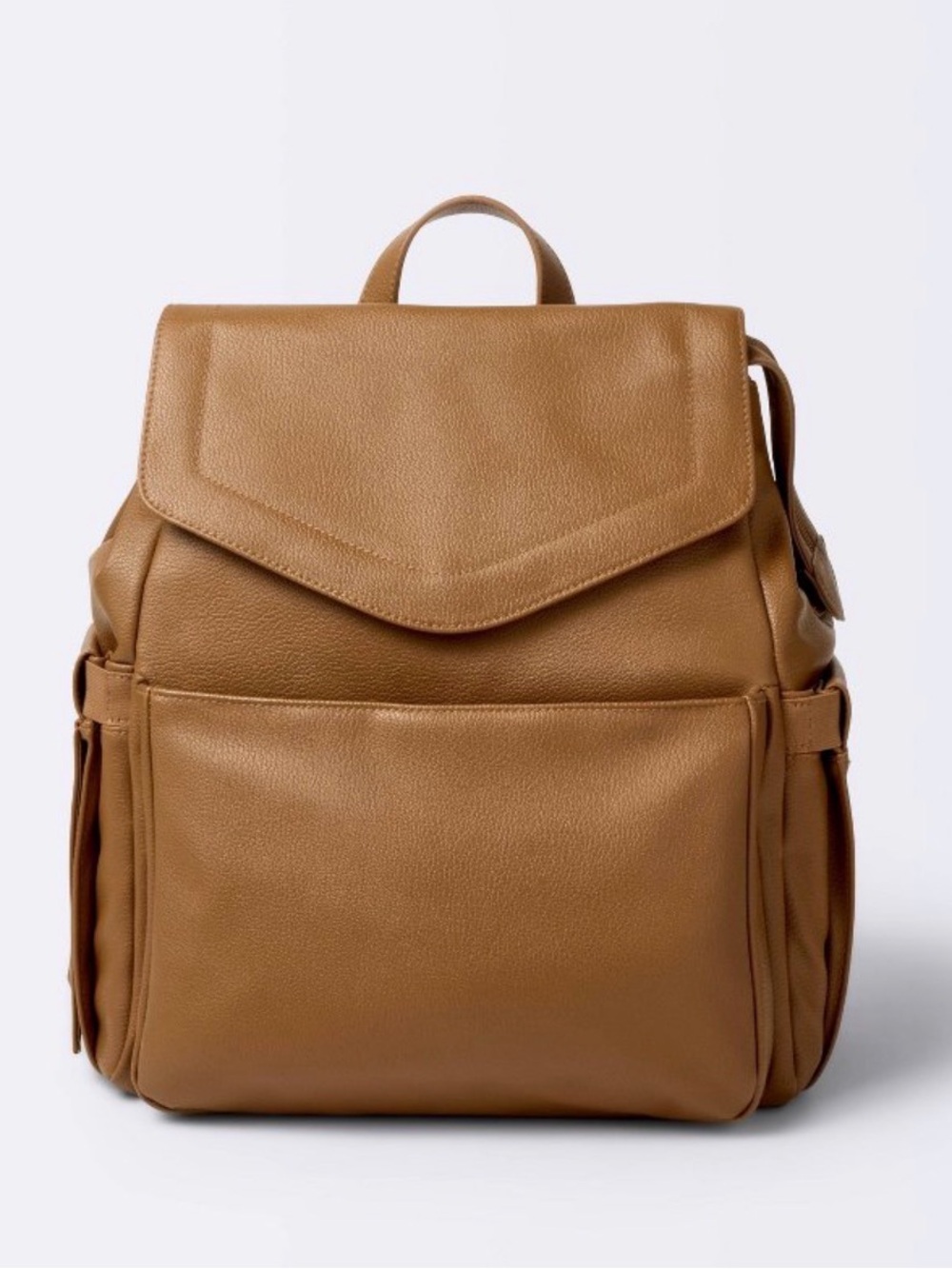 cloud island Tan Faux Leather Backpack